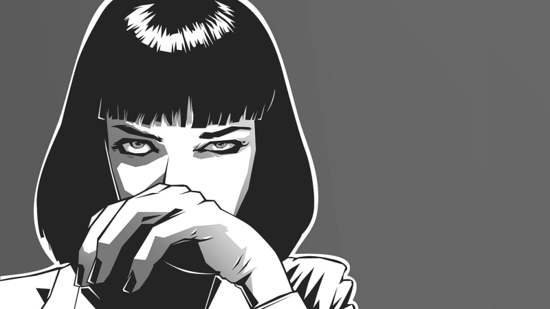 wallace, mia wallace, 1080P, artwork, 1920x1080, mia