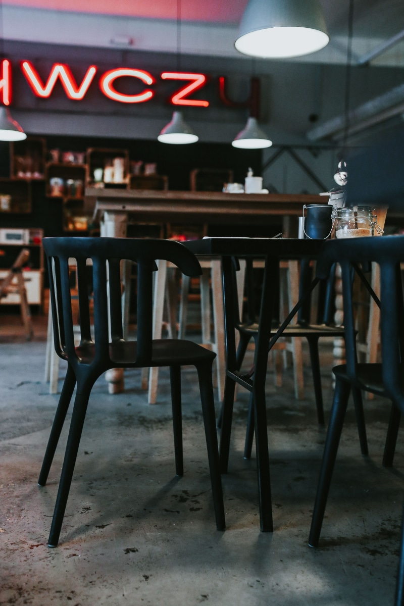 drinks, electric lamp, bar - Drink Establishment, furniture, night, coffee, food, liquor, bar counter, indoors, food and drink industry, cafe, focus on foreground