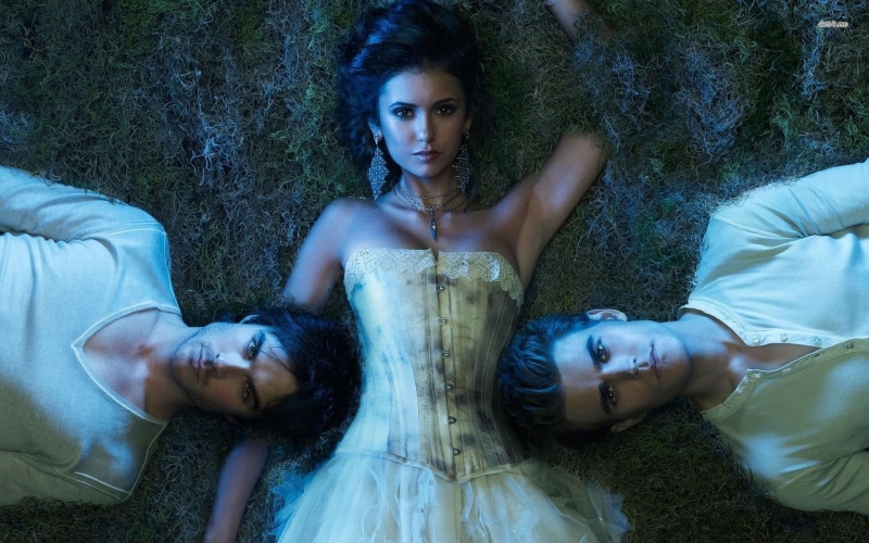 looking at camera, front view, females, casual clothing, real people, girl, women, The Vampire Diaries (TV Series 2009–2017), portrait, people, beautiful woman