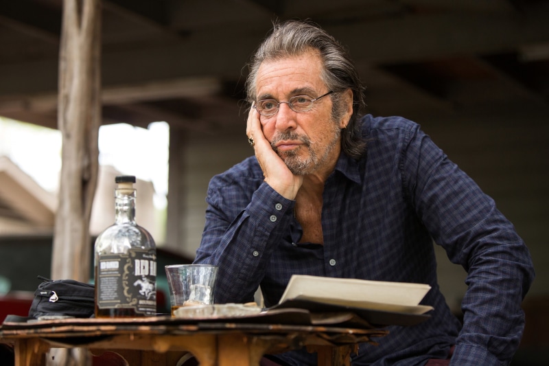 Al Pacino, shirt, glasses, bottle, frame, an actor, al, table, pacino, glass, Manglehorn, 4K