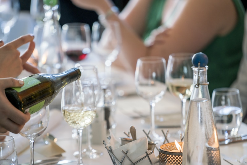 holding, wine, togetherness, champagne, delicious, table, toast, waiter, wineglass, men, two people, water, wedding, indoors, wedding party, hand, glass
