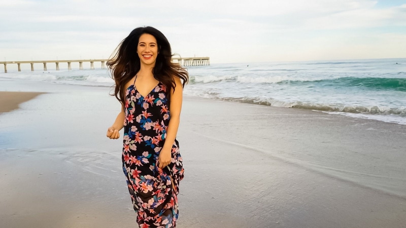 720P, Eva Lovia, Model, Beach, Models