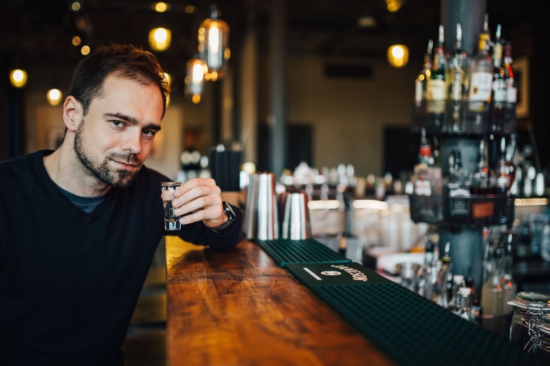 lifestyles, night, sitting, young, glass, beard, indoors, facial hair, bar - Drink Establishment, classy, males, elegant, drinking, illuminated, beer, cafe