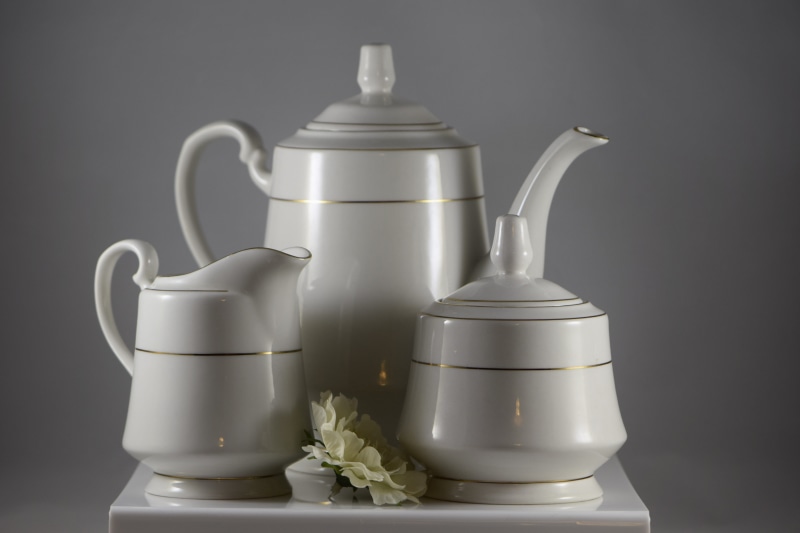 tea, flower, teapot, dish, teatime, hot, set, sugar, freshness, cappuccino, tea service, indoors, studio shot, porcelain, tableware, beverage, supper, food