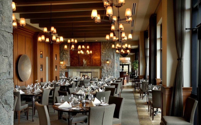 food, illuminated, area, luxury, 1080P, electric Lamp, window, ceiling, table, dinner, dining Room, glass, bar - Drink Establishment, wealth, cafe, seat