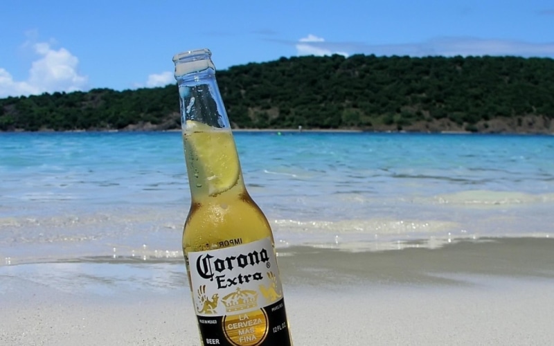 bottles, drinks, pictures, 1080P, beach, corona, beers