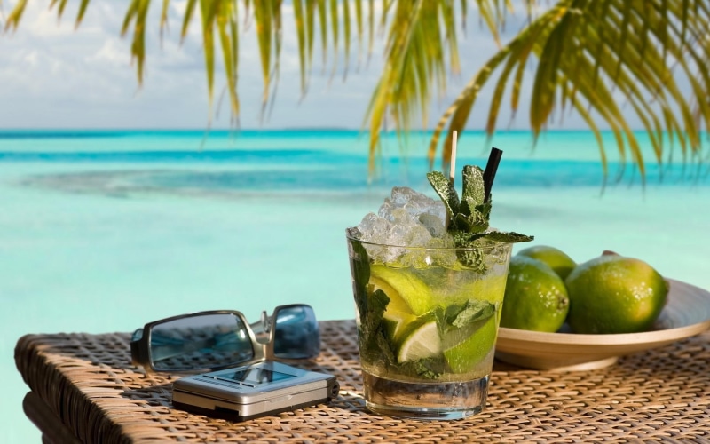 mojito, tropical, 3d and abstract, fresh, 1080P, drink, cocktail