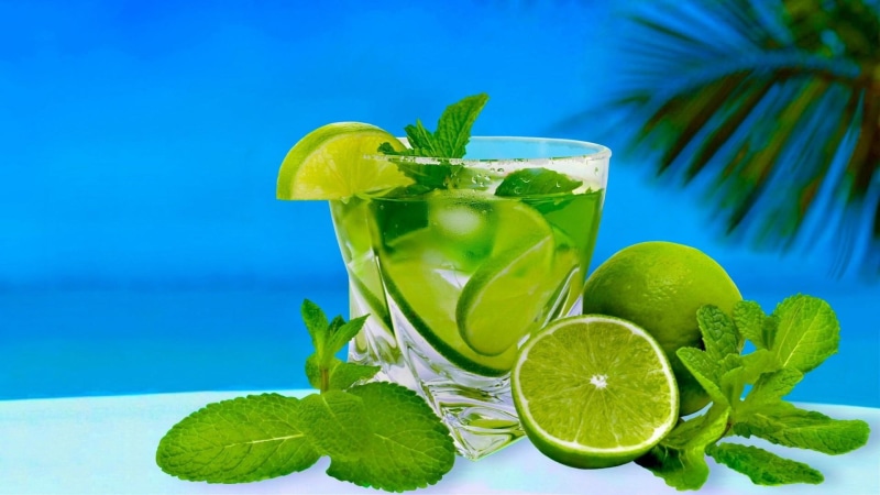 food, mojito cocktail, mojito, cocktail, drink, 1080P