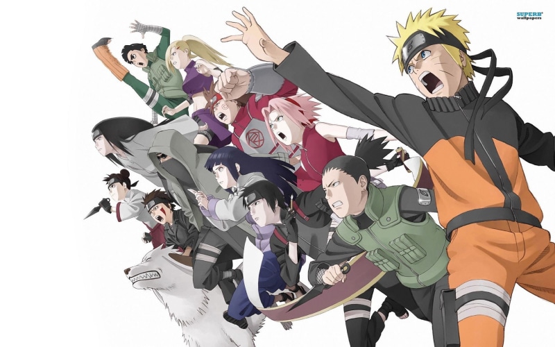 mouth, white background, young adult, representation, studio shot, Uzumaki Naruto, creativity, people, Hyuuga Hinata, young men, Nara Shikamaru, anime girls