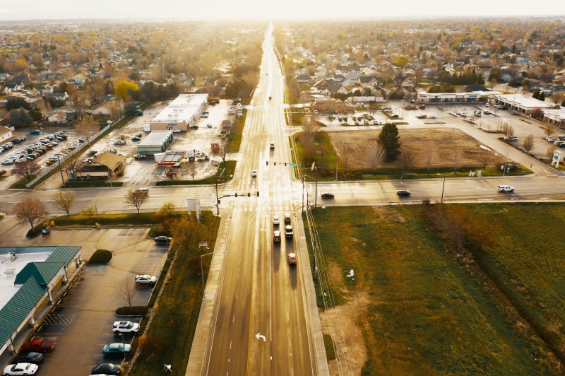 architecture, panoramic, cityscape, vehicle, 5K, highway, nature, car, land, road, united states, land vehicle, bridge, no people, bridge - man made structure