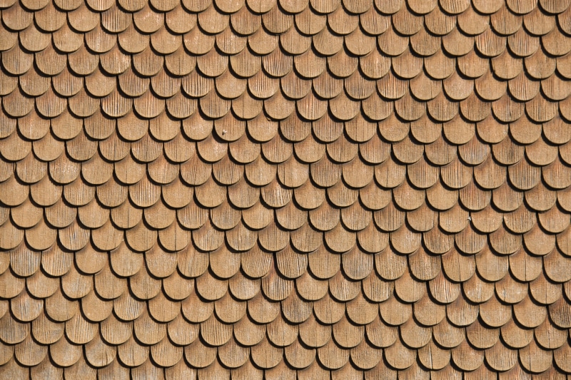 building, shingle, textured effect, full frame, abundance, textured, brown, close-up, in a row, backgrounds, wood shingles, repetition, indoors, order