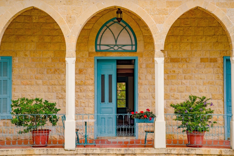 window, lebanon, plant, door, facade, flowering plant, arch, 5K, building exterior, built structure, no people, wall - building feature, arched, ornate