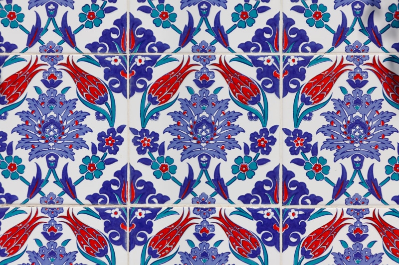 photo, red, multi colored, floral, textile, shape, pattern, variation, choice, close, no people, decoration, ornamental, wall, design, ornate, creativity