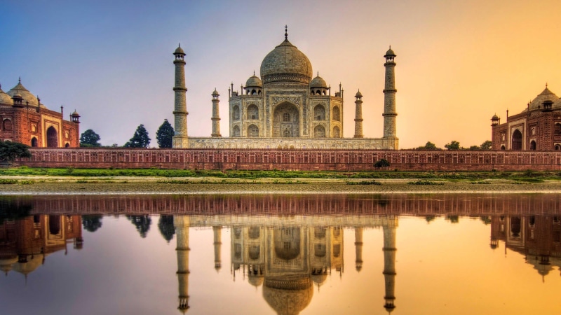 reflection, tourist attraction, architecture, historic, spire, travel destinations, ancient history, sky, built structure, no people, waterfront, history