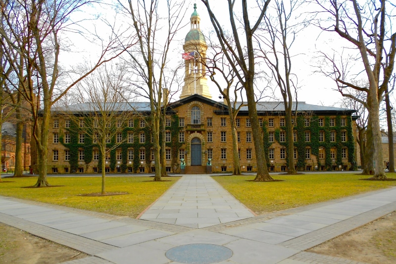 architecture, landmark, city, building, religion, day, spire, no people, school, branch, bare tree, campus, outside, plant, built structure, tower, outdoors