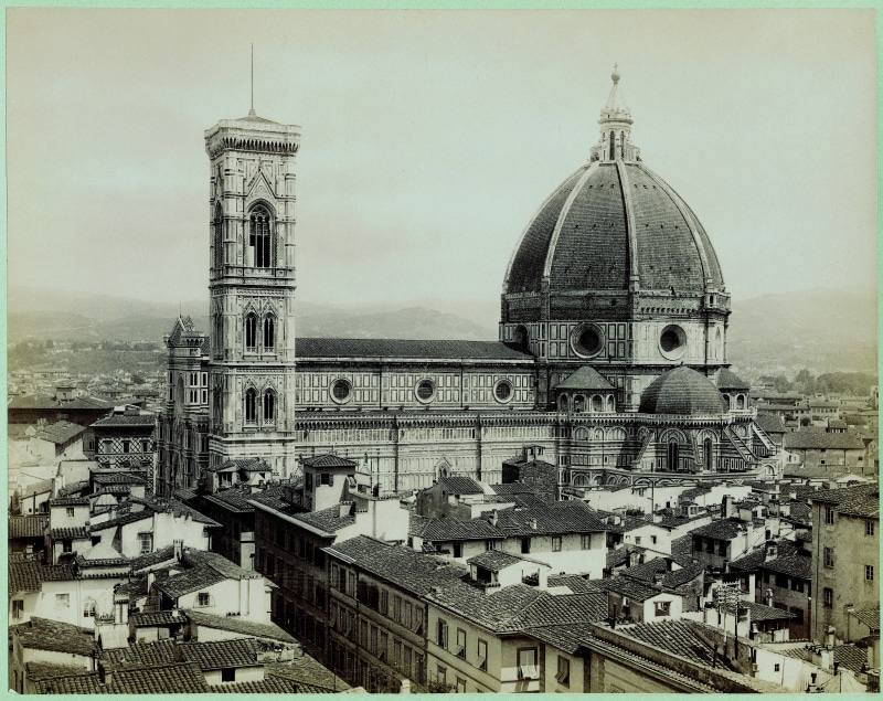 architecture, vintage, florence - Italy, campanile, building, photo, 2K, church, black And White, florence, spire, townscape, nostalgia, travel destinations