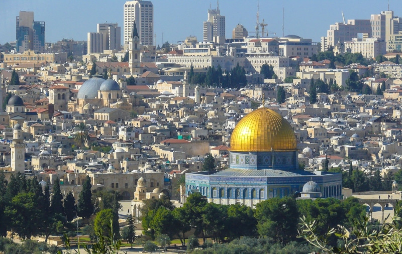 belief, building exterior, sky, building, israel, travel destinations, rock, dome, architecture, 1080P, cityscape, modern, city, office building exterior