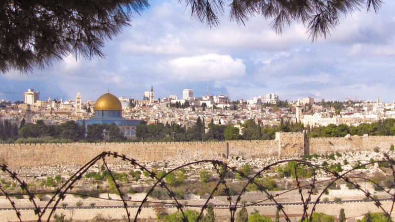travel destinations, gray, belief, building exterior, dome, built structure, 2K, religion, architecture, holy city, Dome Of The Rock, nature, Jerusalem