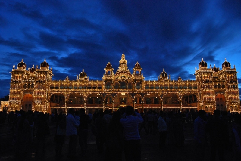 India, 1080P, Mysore Palace, Illumination, Karnataka State, Palaces
