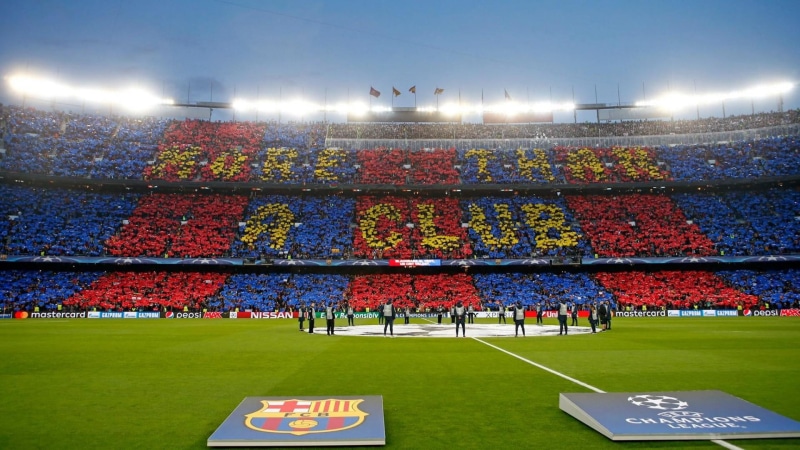 player, stadium, 1080P, football player, arena, structure, team sport, fc barcelona, football, efa champions league