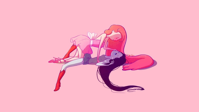 lesbian, pink, hd, adventure, time, cartoon/comic, 1080P