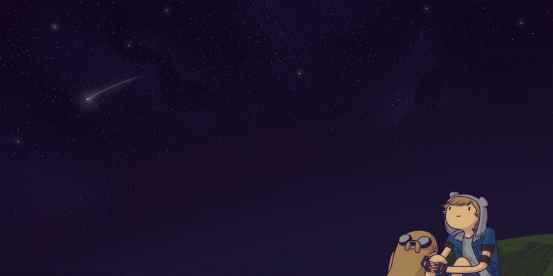 star field, representation, star, astrology, night, space, human representation, fantasy art, low angle view, spirituality, no people, sky, Finn the Human