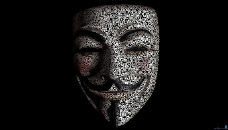 artwork, Anonymous, word clouds, V for Vendetta, 2K, typography, Juan Osborne