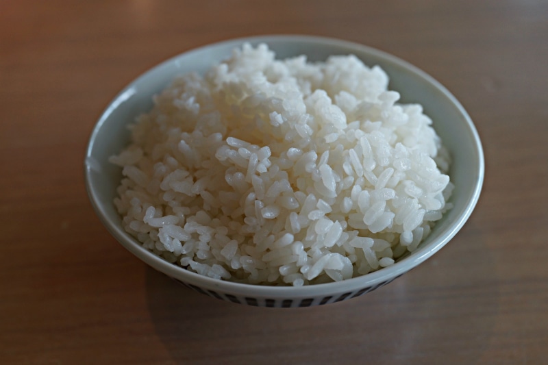 food and drink, healthy eating, focus on foreground, restaurant, wood - material, asian food, indoors, bowl, cuisine, wood grain, rice, freshness, japanese meal