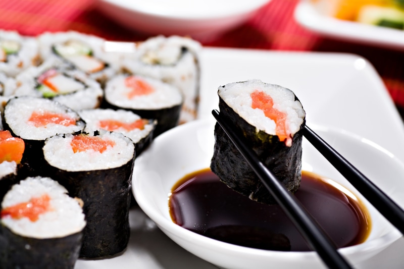 meal, soy sauce, asian food, rolled Up, slice, wellbeing, Japanese cuisine, figure, rice - Food Staple, food And Drink, seafood, sticks, tuna, japanese Culture