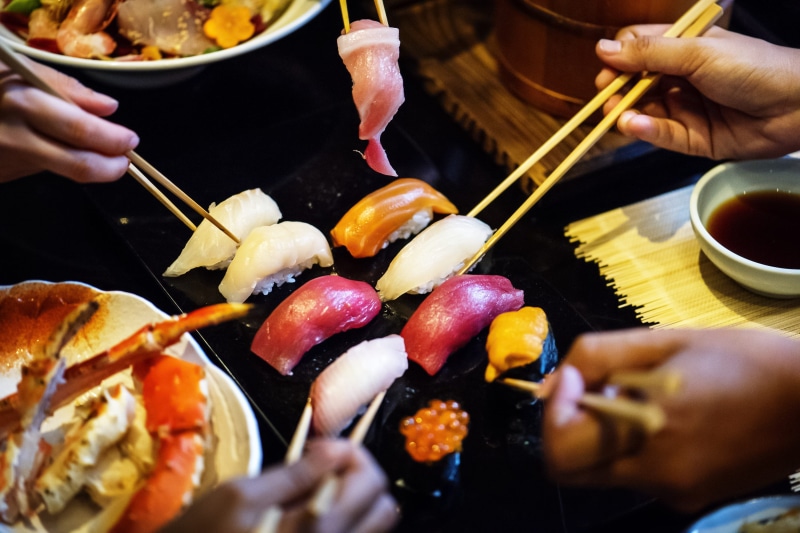 fresh, freshness, food and drink, eating, close-up, holding, delicious, human hand, 2K, lunch, restaurant, cuisine, healthy, body part, foodie, sushi