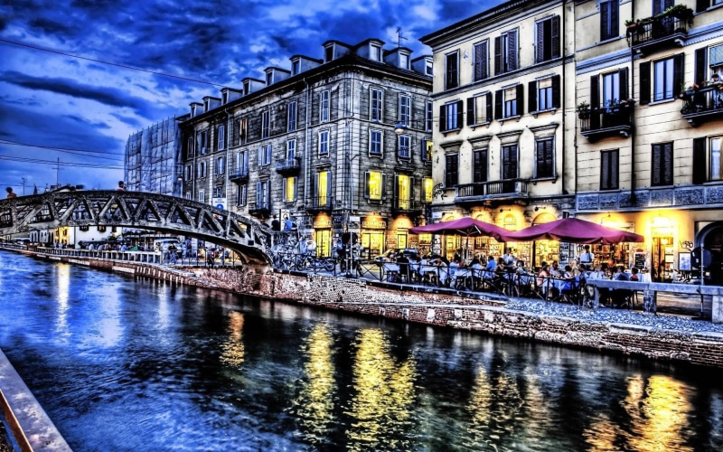 life, restuarant, hdr, city, night, along, river, 1080P, people, bridge, 3d and abstract