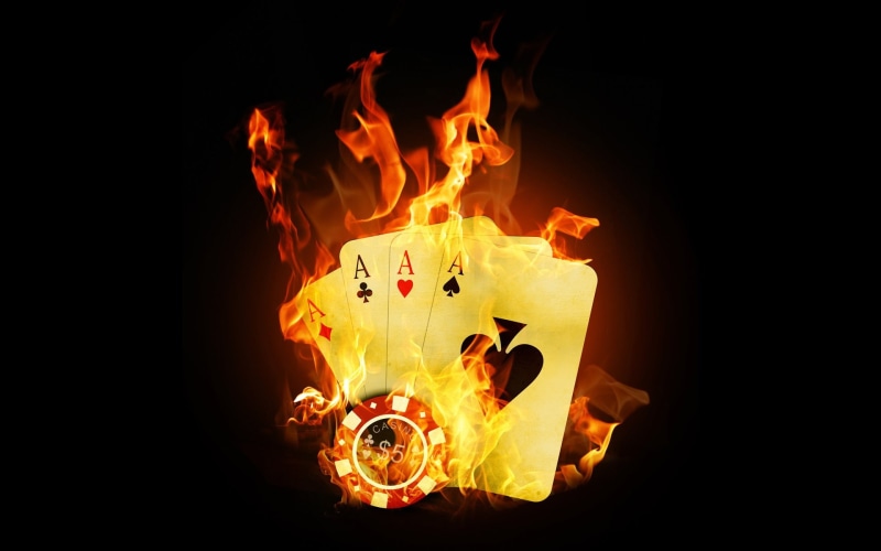 de, background, 1080P, cards, casino, photo, fire, ases, full, ace