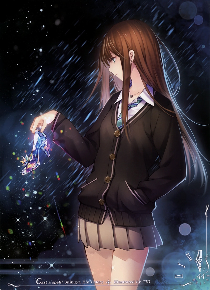 clothing, illuminated, night, studio shot, adult, black background, fashion, rain, Shibuya Rin, young women, digital composite, beautiful woman, nightclub