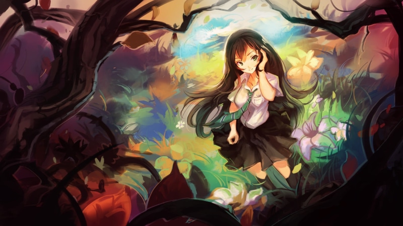 multi colored, creativity, representation, skirt, real people, mode of transportation, leisure activity, motor vehicle, anime, Shibuya Rin, digital composite