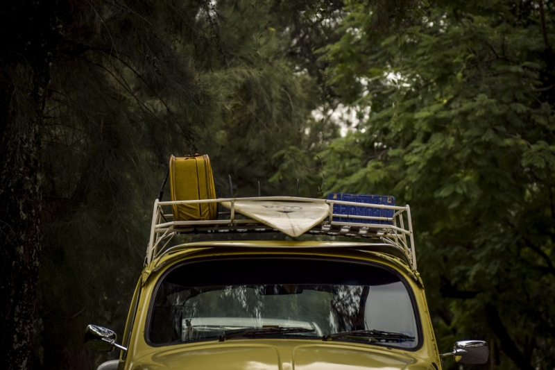 forest, vocho, abandoned, traveling, car ride, transportation, trip, day, volkswagen, retro Styled, rusty, beetle, antique, classic, damaged, no People