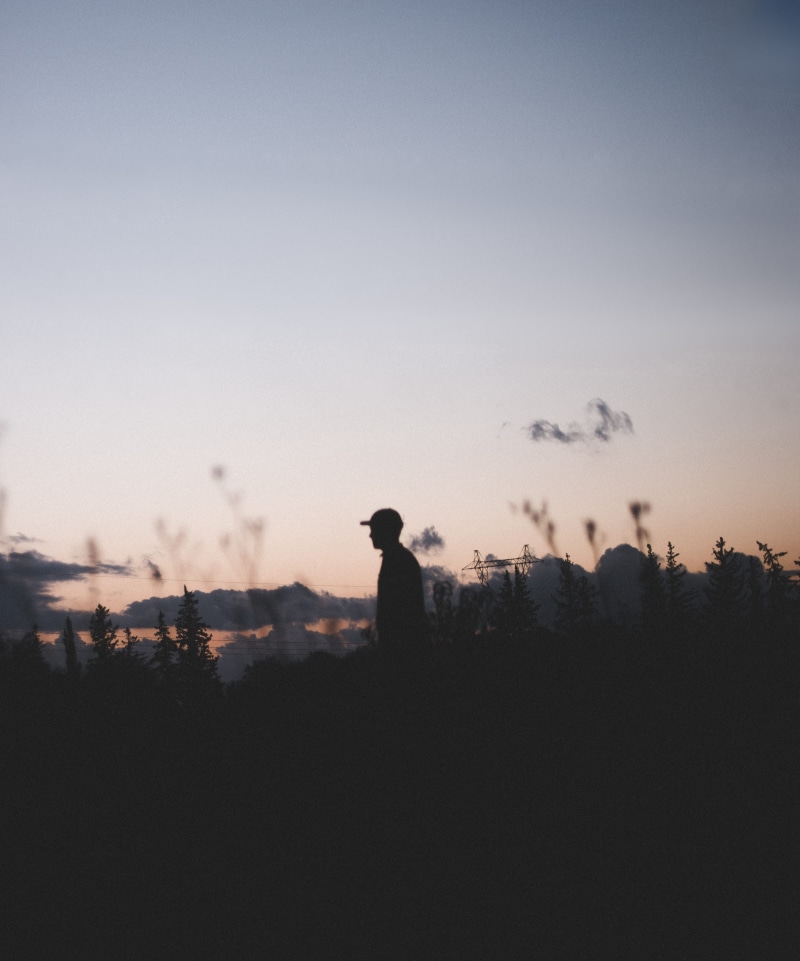 nature, gazing, cowboy Hat, night time, standing, males, explore, copy Space, black Color, sun, explore more, one Person, sky, rural Scene, autumn, landscape