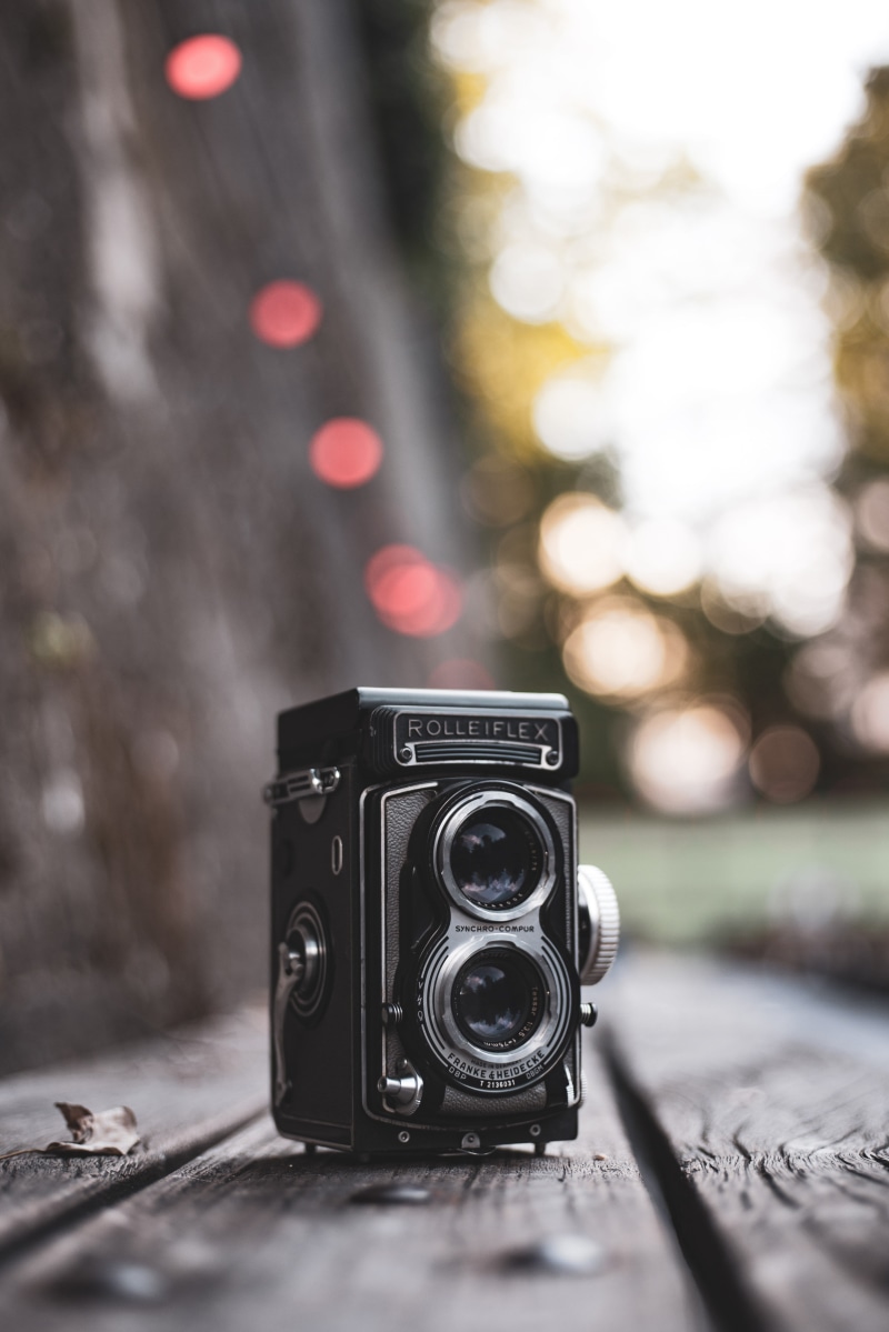 focus, black, oldschool, film camera, old, 5K, close-up, mediumformat, wooden, schanzengraben, bokeh, classic, explore more, photography Themes, black and white