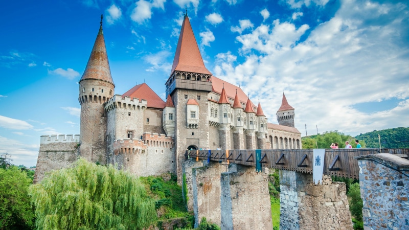 hunedoara, castle, romania, 4K, historic, hunyadi, history, sky, corvin castle, europe