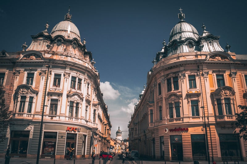 tourism, outdoors, travel, building exterior, dome, buildings, cluj, travel destinations, shapes, nature, city, romania, built structure, history, place of worship