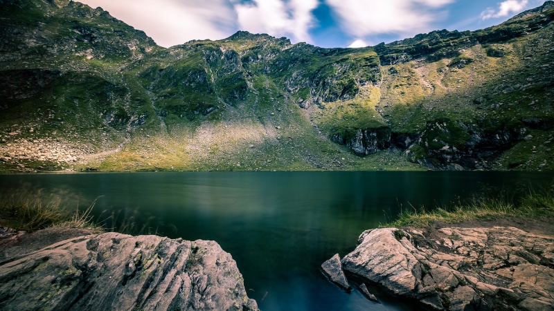 surround, nature, mountain, grass, lake, 1080P, landscape, mountains, rocks, travel  photography, outdoors, sky, Sibiu, summer, outdoor, balea, Landscape photography