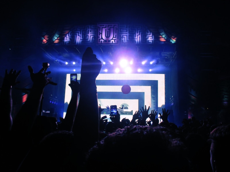 light, illuminated, human arm, performance, large group of people, nightlife, stage light, rock music, popular music concert, music, concert, music festival