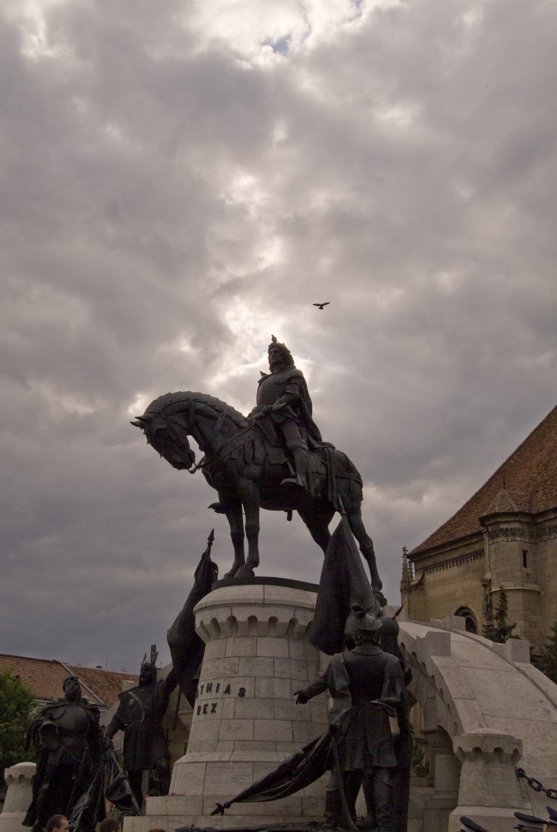 cloud - sky, mathias rex, built structure, sculpture, 2K, representation, animal wildlife, kolozsvár, creativity, mathias, art and craft, no people, nature