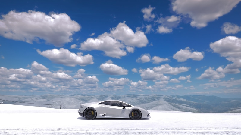 cold temperature, land vehicle, environment, mountain, travel, motor vehicle, 4K, nature, mode of transportation, no people, beauty in nature, snowcapped mountain
