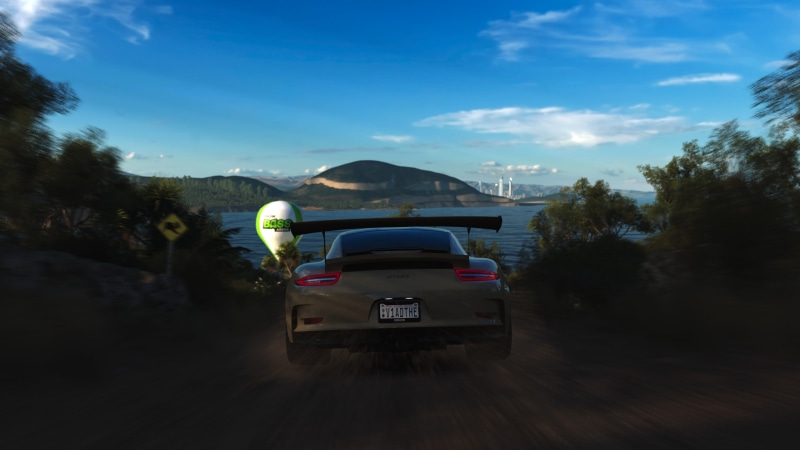 the way forward, tree, on the move, forza horizon 3, no people, 4K, road, land vehicle, blue, direction, plant, nature, car, travel, mountain, road trip