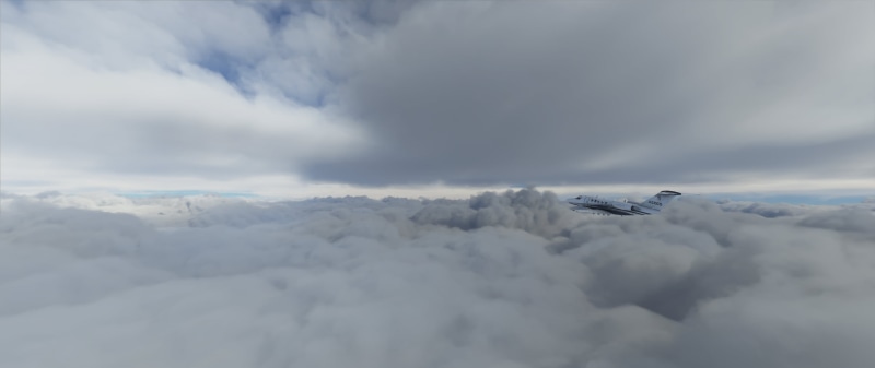 clouds, Microsoft Flight Simulator 2020, cessna, 2K, video game art, ultrawide