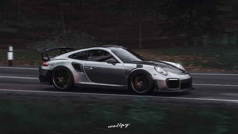 GT2 RS, 4K, Forza Horizon 4, Microsoft, Porsche, by Wallpy, game art, 911