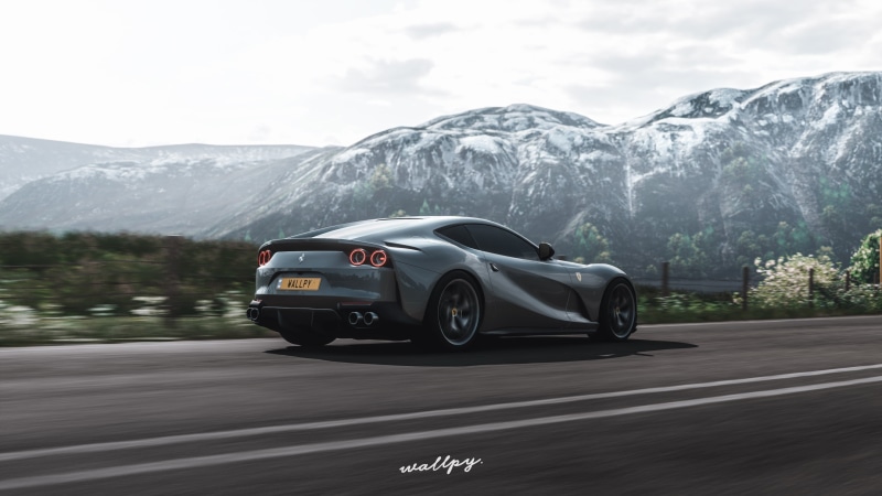 4K, Superfast, Forza Horizon 4, Ferrari, 812, 2018, game art, game, Microsoft, by Wallpy