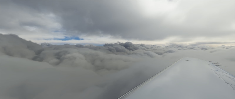 2K, ultrawide, cessna, wings, clouds, Microsoft Flight Simulator 2020, video game art