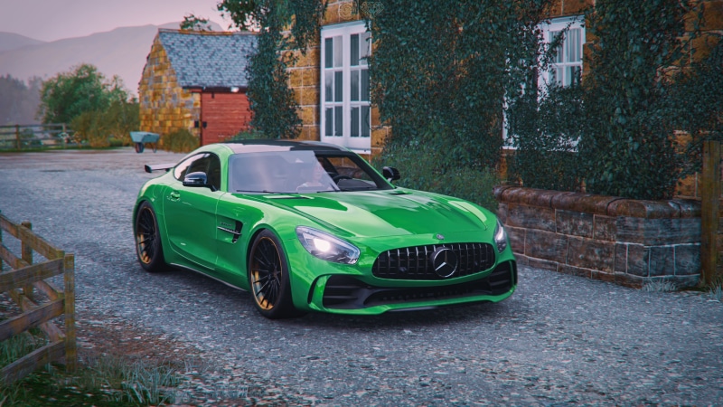 4K, Forza Horizon 4, AMG, GT R, Mercedes-Benz, game, Microsoft