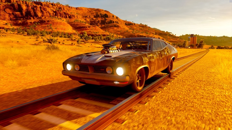 sunlight, Xbox, Master Race, Xbox One, beauty in nature, no people, screen shot, transportation, mode of transportation, yellow, motion, PC gaming, land vehicle